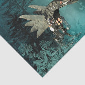 Kute fee met stoomdraak tissuepapier (Detail)