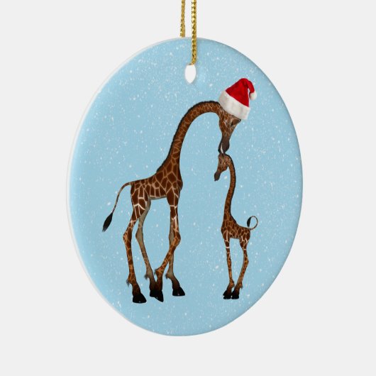 Kute Festive Mam & Baby Ornament (Rechts)