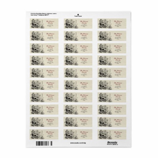 Kute Festive Victoriaans Kerstman met Piano La Etiket (Full Sheet)