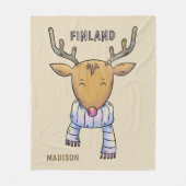 Kute Finse rendiernaam dekens (Voorkant)