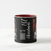 Kute first-Kerstmis Kinder sneeuwvlokken kerstmis Mok (Midden)