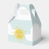 Kute first reis om de eerste zondag bedankdoosjes (Achterkant)