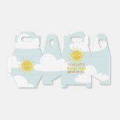 Kute first reis om de eerste zondag bedankdoosjes (Uitgevouwen)