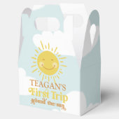 Kute first reis om de eerste zondag bedankdoosjes (Geopend)