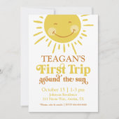 Kute first reis om de eerste zondag kaart (Voorkant)