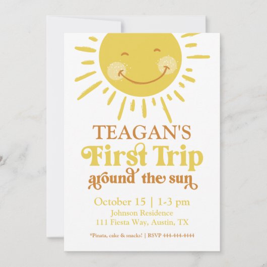 Kute first reis om de eerste zondag kaart (Voorkant)