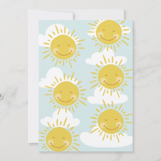 Kute first reis om de eerste zondag kaart (Achterkant)