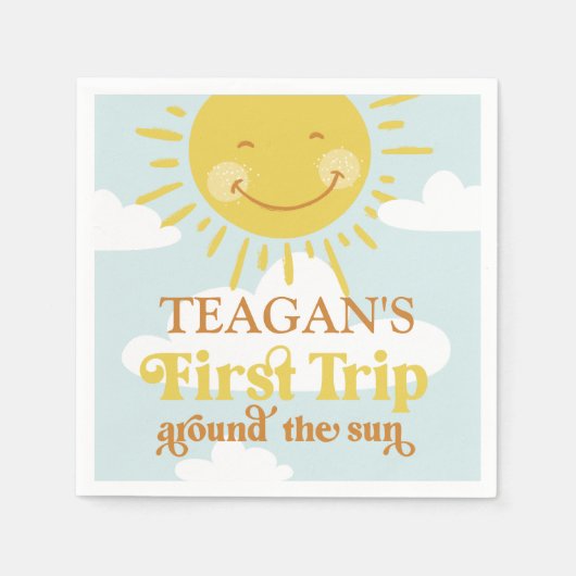 Kute first reis om de eerste zondag servet (Voorkant)