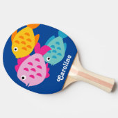 Kute fish ping pong paddle for table tennis tafeltennisbatje (Zijkant)