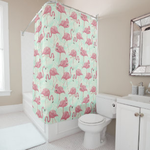 Kute Flamingo patroon douchegordijn
