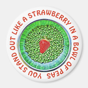 Kute Flirty Motivatie Button Magneet