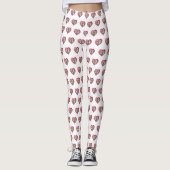 Kute Floating Otters in Love Leggings (Voorkant)