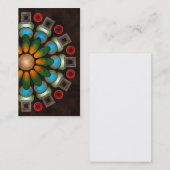 Kute Floral Abstract Vector Art Visitekaartje (Voorkant / Achterkant)