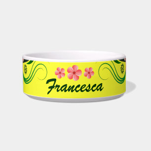 Kute  Floral Small Pet Food of Water Bowl Voerbakje