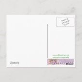 Kute Flower Fairy en Ladybug Fantasy Art Briefkaart (Achterkant)