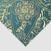 Kute flower henna hand getrokken design tissuepapier (Detail)