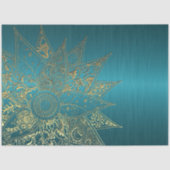 Kute flower henna hand getrokken design tissuepapier (Voorkant)