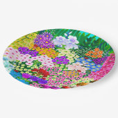 Kute Flowers en bugs Papieren Bordje (Gekanteld)