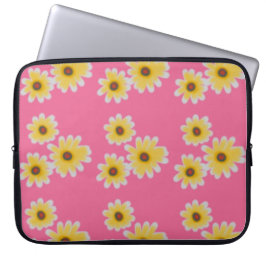 Kute Flowery-laptophoes Laptop Sleeve