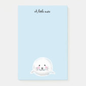 Kute fluffy baby-zegel post-it® notes (Voorkant)
