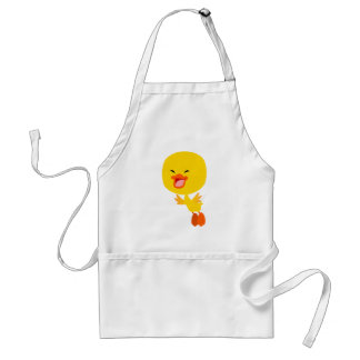 Kute Flying Cartoon Ducking Apron Standaard Schort