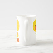Kute Flying Cartoon Ducking Bone China Mok (Achterkant)