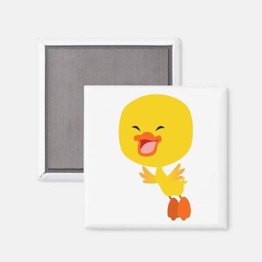 Kute Flying Cartoon Ducking Magnet (Voorkant / Achterkant)