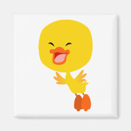 Kute Flying Cartoon Ducking Magnet