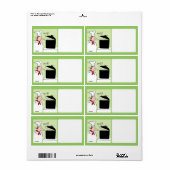 Kute Food Storage Label (Full Sheet)
