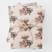 Kute Forest Animals Inpakpapier Vel (In situ)