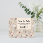 Kute Forest Animals Nordic Birthday Save the Date Uitnodiging Briefkaart (Staand voorkant)
