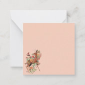 Kute Forest Animals Notitiekaartje (Achterkant)