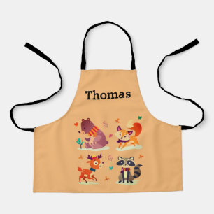 Kute Forest Animals Schort