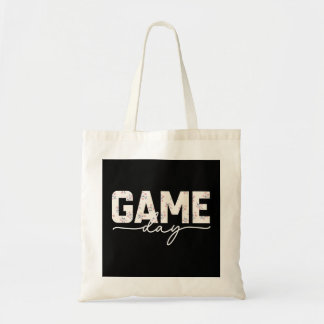 Kute Game Day Spirit Light Floral Sports Soccer fo Tote Bag