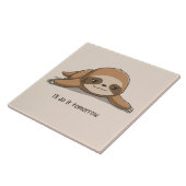 Kute geanimeerde sleuf tegeltje (Zijkant)