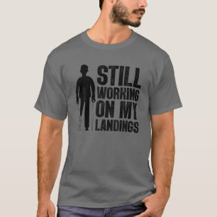 Kute gebroken been-kunst voor mannen - knievoetsur t-shirt