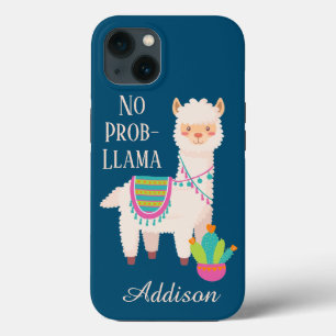 Kute geen ProbLlama-aangepaste naam Case-Mate iPhone Case
