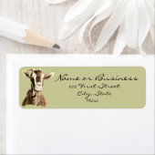 Kute geit, Boerderij Animal, huisdierenlabel Etiket (Insitu)