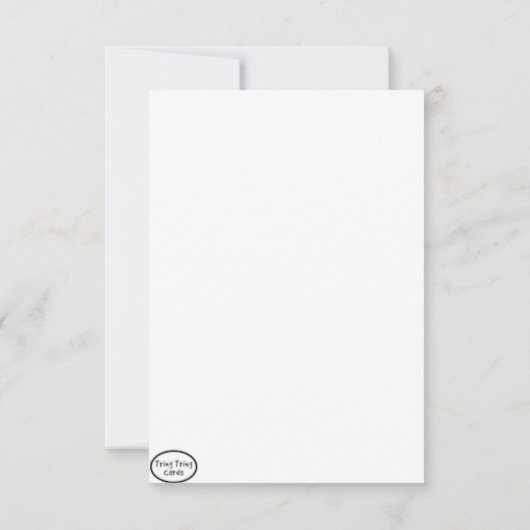 Kute geiten Birthday Party Flat Wenskaart Bedankkaart (Achterkant)