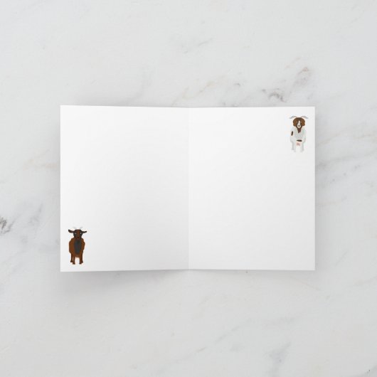 Kute geiten kaart (Binnen)