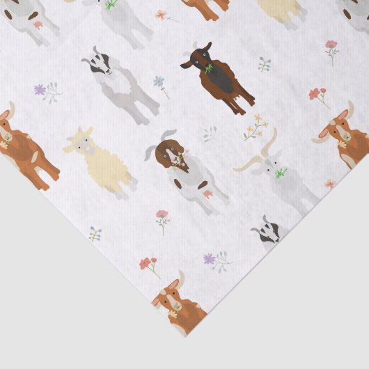 Kute geiten tissuepapier (Detail)