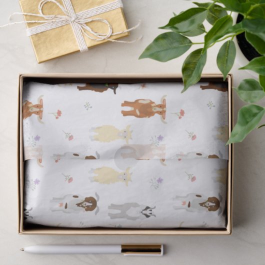 Kute geiten tissuepapier (Geschenk)