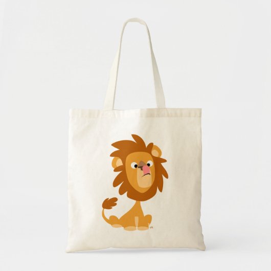 Kute Gekke Cartoon Lion Bag Tote Bag (Voorkant)