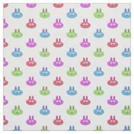 Kute gekleurde Bunnies Stof