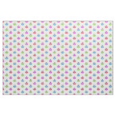 Kute gekleurde Bunnies Stof (Fat Quarter)