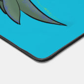 Kute, gelukkig zee monsterplesiosaur cartoon bureaumat (Hoek)