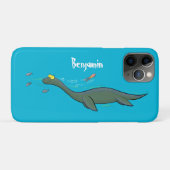 Kute, gelukkig zee monsterplesiosaur cartoon Case-Mate iPhone case (Achterkant (horizontaal))