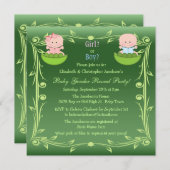 Kute Gender onthullen baby's in erwtenpeul Kaart (Voorkant / Achterkant)