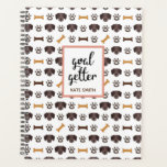 Kute German Short Haire Pointer Planner<br><div class="desc">Haal deze hondenliefhebber planner in schattige illustraties van de duitse korte wijzer.</div>