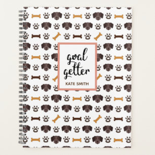 Kute German Short Haire Pointer Planner